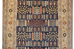 13397 Samarkand Navy:Camel Wool 5x7.6